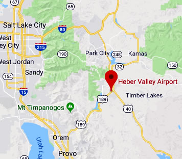 Map & Directions to Heber Valley Airport (KHCR)